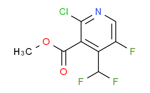 AM119797 | 1804488-58-1 | Methyl 2-chloro-4-(difluoromethyl)-5-fluoropyridine-3-carboxylate