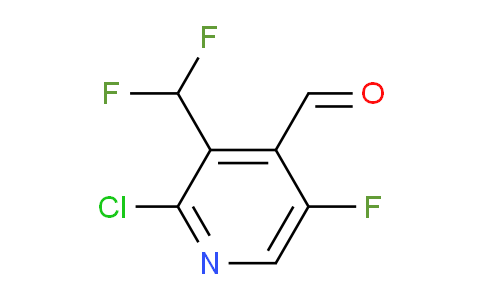 2-Chloro-3-(difluoromethyl)-5-fluoropyridine-4-carboxaldehyde