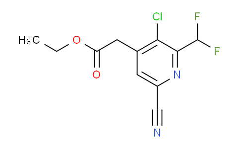 AM119816 | 1805979-10-5 | Ethyl 3-chloro-6-cyano-2-(difluoromethyl)pyridine-4-acetate