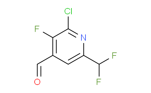 2-Chloro-6-(difluoromethyl)-3-fluoropyridine-4-carboxaldehyde