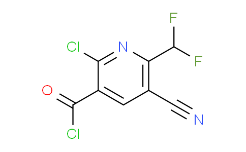 2-Chloro-5-cyano-6-(difluoromethyl)pyridine-3-carbonyl chloride
