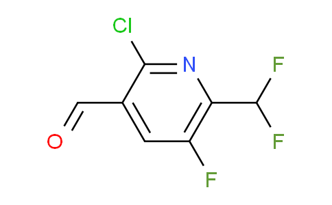 2-Chloro-6-(difluoromethyl)-5-fluoropyridine-3-carboxaldehyde