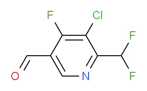 3-Chloro-2-(difluoromethyl)-4-fluoropyridine-5-carboxaldehyde