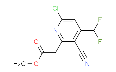AM119856 | 1805261-85-1 | Methyl 6-chloro-3-cyano-4-(difluoromethyl)pyridine-2-acetate