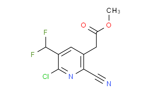 AM119858 | 1806978-02-8 | Methyl 2-chloro-6-cyano-3-(difluoromethyl)pyridine-5-acetate