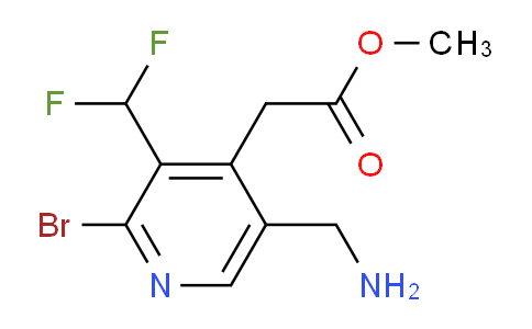 AM119859 | 1805252-11-2 | Methyl 5-(aminomethyl)-2-bromo-3-(difluoromethyl)pyridine-4-acetate