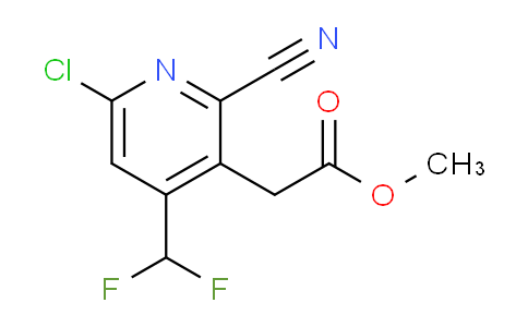 AM119860 | 1805971-14-5 | Methyl 6-chloro-2-cyano-4-(difluoromethyl)pyridine-3-acetate