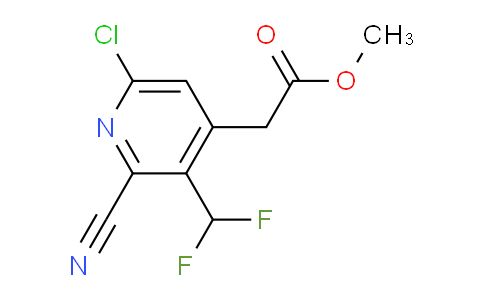 AM119861 | 1804491-49-3 | Methyl 6-chloro-2-cyano-3-(difluoromethyl)pyridine-4-acetate