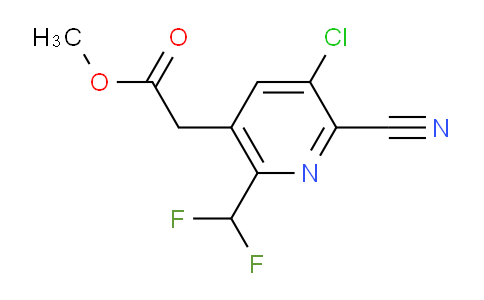 AM119864 | 1806870-45-0 | Methyl 3-chloro-2-cyano-6-(difluoromethyl)pyridine-5-acetate