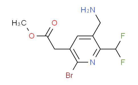 AM119865 | 1805383-03-2 | Methyl 3-(aminomethyl)-6-bromo-2-(difluoromethyl)pyridine-5-acetate