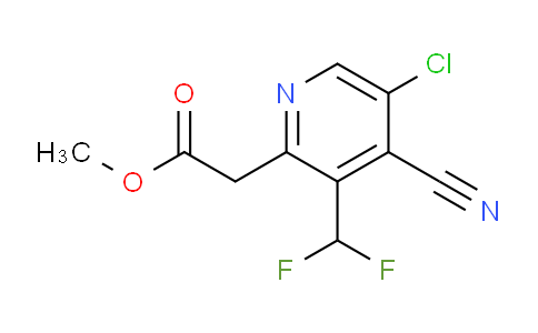 AM119866 | 1805362-09-7 | Methyl 5-chloro-4-cyano-3-(difluoromethyl)pyridine-2-acetate