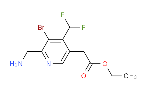 AM119868 | 1804846-28-3 | Ethyl 2-(aminomethyl)-3-bromo-4-(difluoromethyl)pyridine-5-acetate
