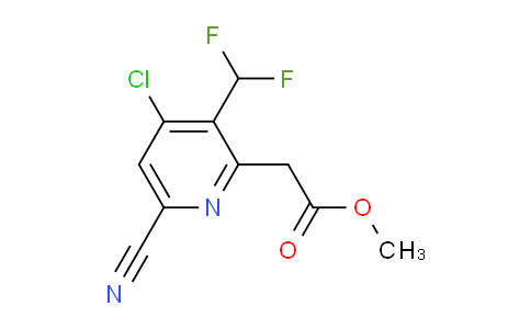 AM119879 | 1806918-34-2 | Methyl 4-chloro-6-cyano-3-(difluoromethyl)pyridine-2-acetate
