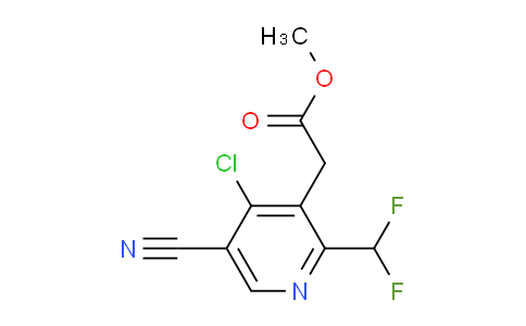 AM119885 | 1805398-21-3 | Methyl 4-chloro-5-cyano-2-(difluoromethyl)pyridine-3-acetate