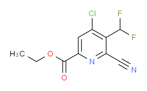 AM119898 | 1804668-13-0 | Ethyl 4-chloro-2-cyano-3-(difluoromethyl)pyridine-6-carboxylate