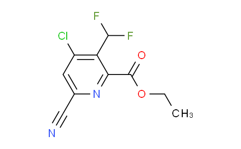 AM119900 | 1805361-82-3 | Ethyl 4-chloro-6-cyano-3-(difluoromethyl)pyridine-2-carboxylate