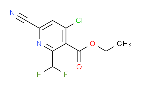 AM119901 | 1806976-21-5 | Ethyl 4-chloro-6-cyano-2-(difluoromethyl)pyridine-3-carboxylate