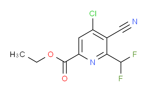 AM119903 | 1806870-21-2 | Ethyl 4-chloro-3-cyano-2-(difluoromethyl)pyridine-6-carboxylate