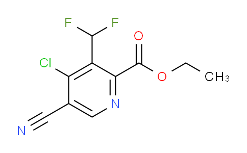 AM119906 | 1804668-24-3 | Ethyl 4-chloro-5-cyano-3-(difluoromethyl)pyridine-2-carboxylate