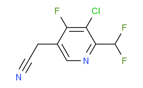 AM119908 | 1805979-77-4 | 3-Chloro-2-(difluoromethyl)-4-fluoropyridine-5-acetonitrile