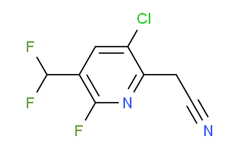 AM119924 | 1805263-56-2 | 3-Chloro-5-(difluoromethyl)-6-fluoropyridine-2-acetonitrile