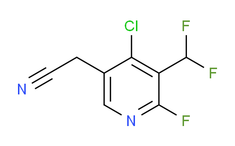 AM119932 | 1805384-75-1 | 4-Chloro-3-(difluoromethyl)-2-fluoropyridine-5-acetonitrile