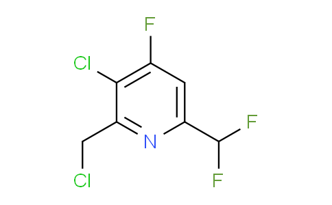 3-Chloro-2-(chloromethyl)-6-(difluoromethyl)-4-fluoropyridine