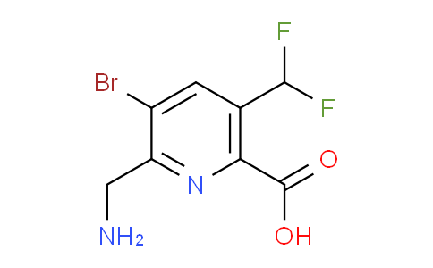 AM119945 | 1806856-79-0 | 2-(Aminomethyl)-3-bromo-5-(difluoromethyl)pyridine-6-carboxylic acid