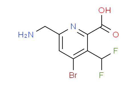 AM119950 | 1806913-80-3 | 6-(Aminomethyl)-4-bromo-3-(difluoromethyl)pyridine-2-carboxylic acid