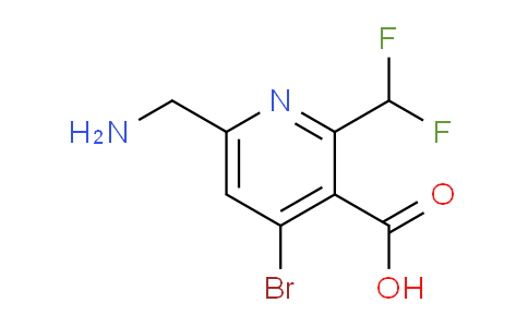 6-(Aminomethyl)-4-bromo-2-(difluoromethyl)pyridine-3-carboxylic acid