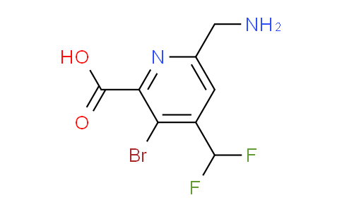 AM119956 | 1805343-48-9 | 6-(Aminomethyl)-3-bromo-4-(difluoromethyl)pyridine-2-carboxylic acid