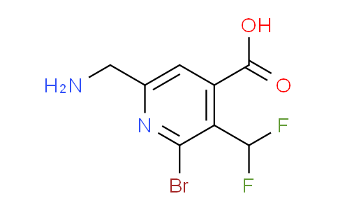AM119963 | 1804487-74-8 | 6-(Aminomethyl)-2-bromo-3-(difluoromethyl)pyridine-4-carboxylic acid