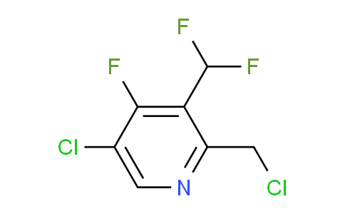 5-Chloro-2-(chloromethyl)-3-(difluoromethyl)-4-fluoropyridine