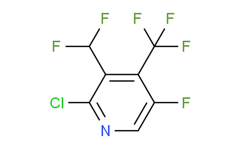 2-Chloro-3-(difluoromethyl)-5-fluoro-4-(trifluoromethyl)pyridine