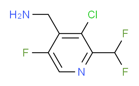 4-(Aminomethyl)-3-chloro-2-(difluoromethyl)-5-fluoropyridine