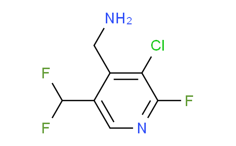 4-(Aminomethyl)-3-chloro-5-(difluoromethyl)-2-fluoropyridine