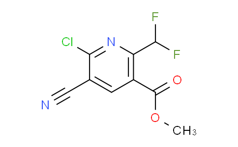 Methyl 2-chloro-3-cyano-6-(difluoromethyl)pyridine-5-carboxylate