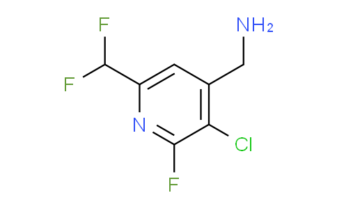 4-(Aminomethyl)-3-chloro-6-(difluoromethyl)-2-fluoropyridine