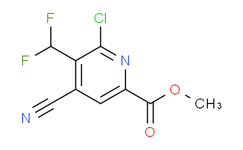 Methyl 2-chloro-4-cyano-3-(difluoromethyl)pyridine-6-carboxylate