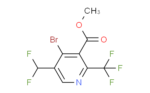 AM119994 | 1805396-50-2 | Methyl 4-bromo-5-(difluoromethyl)-2-(trifluoromethyl)pyridine-3-carboxylate