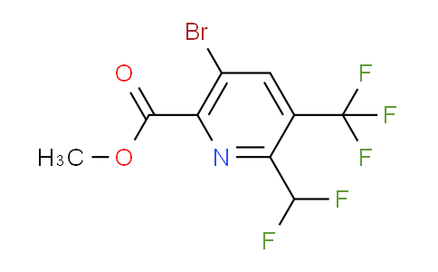 Methyl 5-bromo-2-(difluoromethyl)-3-(trifluoromethyl)pyridine-6-carboxylate