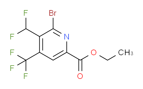 AM120001 | 1805396-56-8 | Ethyl 2-bromo-3-(difluoromethyl)-4-(trifluoromethyl)pyridine-6-carboxylate