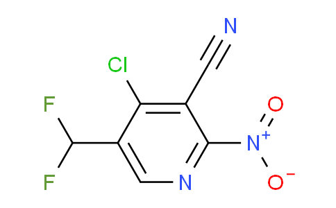 AM120002 | 1806928-92-6 | 4-Chloro-3-cyano-5-(difluoromethyl)-2-nitropyridine