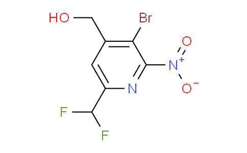 3-Bromo-6-(difluoromethyl)-2-nitropyridine-4-methanol