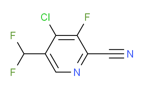 AM120008 | 1805258-40-5 | 4-Chloro-2-cyano-5-(difluoromethyl)-3-fluoropyridine