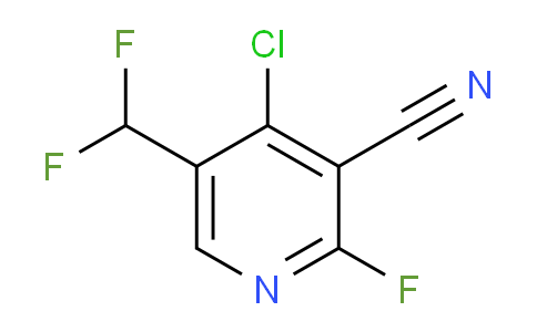 4-Chloro-3-cyano-5-(difluoromethyl)-2-fluoropyridine