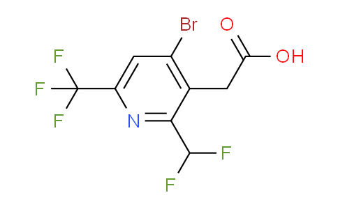 AM120016 | 1805047-71-5 | 4-Bromo-2-(difluoromethyl)-6-(trifluoromethyl)pyridine-3-acetic acid