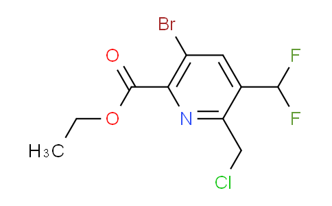 AM120017 | 1807002-72-7 | Ethyl 5-bromo-2-(chloromethyl)-3-(difluoromethyl)pyridine-6-carboxylate