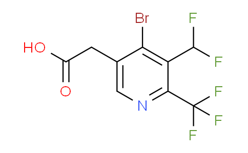 AM120018 | 1805961-15-2 | 4-Bromo-3-(difluoromethyl)-2-(trifluoromethyl)pyridine-5-acetic acid