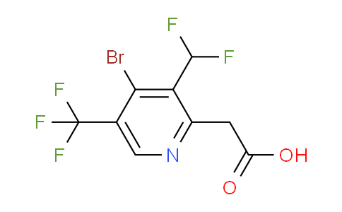 AM120020 | 1804464-60-5 | 4-Bromo-3-(difluoromethyl)-5-(trifluoromethyl)pyridine-2-acetic acid